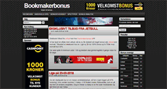 Desktop Screenshot of bookmakerbonus.dk